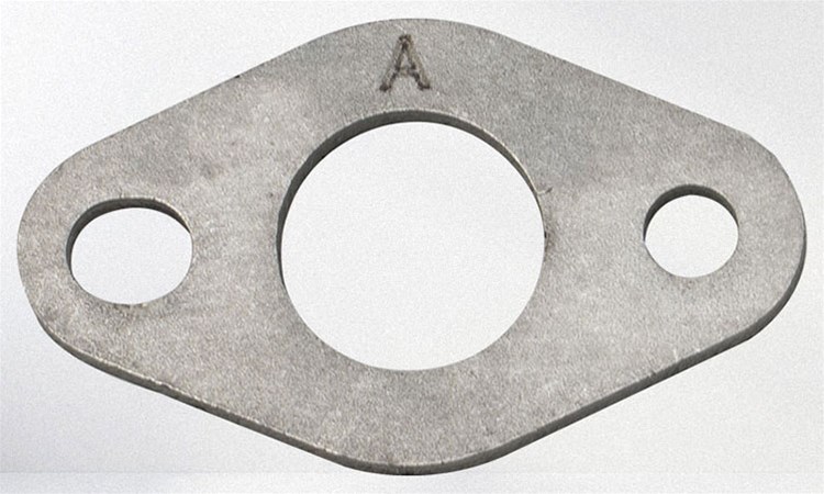 High performance exhaust pipe flange, sealed and noise reducing dual line
